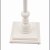 Laura Ashley Tate Wooden Floor Lamp Distressed Off White Base Only