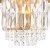 Laura Ashley Rhosill Wall Light Crystal and Matt Antique Brass