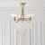 Cagney 3light Semi Flush ceiling light