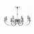 Dar Murray 8 Light Dual Mount Pendant Polished Chrome