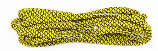 Shoe-String Black & Yellow 120cm Honeycomb Mosaic Laces
