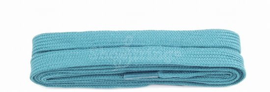 Aqua Blue 9mm Flat Laces, 100cm