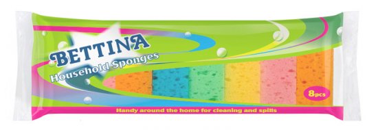 Bettina Household Sponges (Pack of 8)