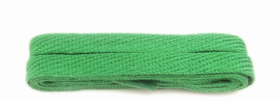 Shoe-String Green 120cm American Flat 10mm Laces