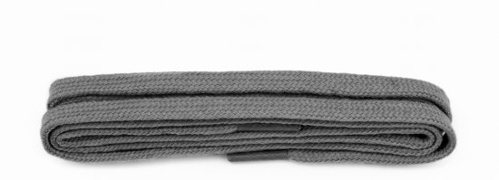 Grey Fine Flat Laces 75cm