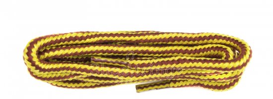 Shoe-String Kicker Light 140cm Tan/Yellow Laces