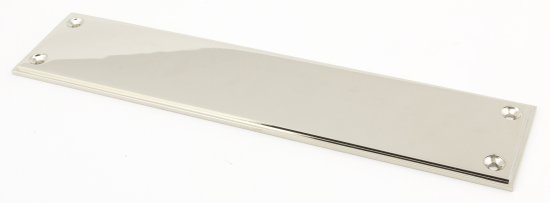 Polished Nickel 300mm Art Deco Fingerplate