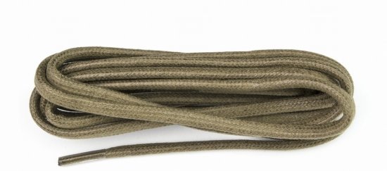 Shoe-String Taupe Chunky Wax Laces 5mm