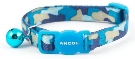 Ancol Camouflage Cat Collar Blue