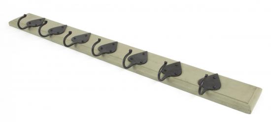 Olive Green Cottage Coat Rack