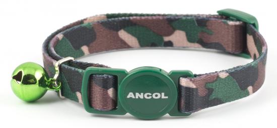 Ancol Camouflage Cat Collar Green