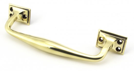 Aged Brass 230mm Art Deco Pull Handle