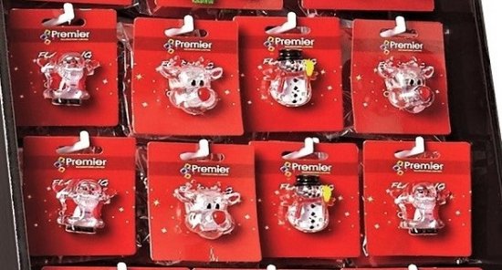 Premier Decorations Lit Christmas Jewellery - Assorted