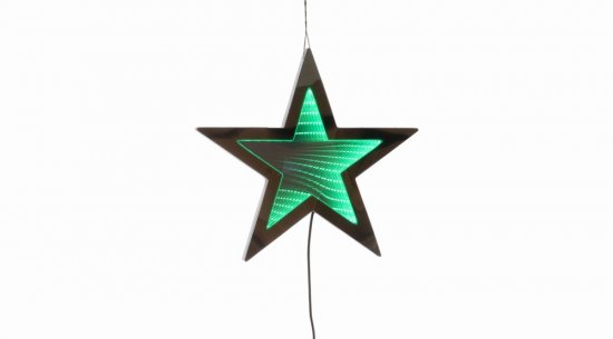 Jingles Infinity Light 35cm Star - Green