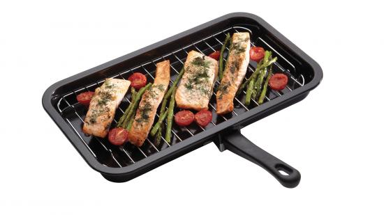 kc non-stick enameled grill pan40cmx23cm