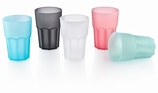 Hobby Neon Glassy Cup - Assorted Colours