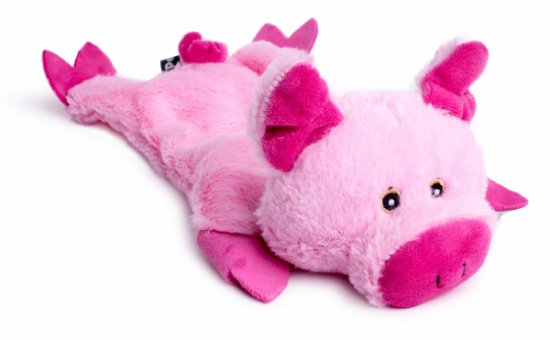 Petface Farmyard Buddies Crinkle Flat Pig