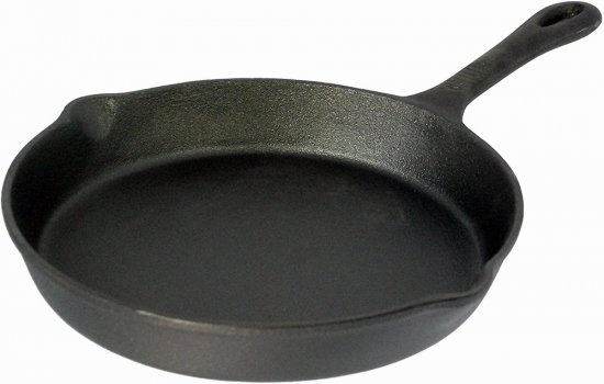 Buckingham Pre-Seasoned Cast Iron Frying Pan - 25cm