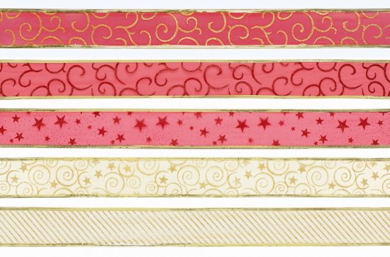 Premier Decorations Luxury Ribbon 6cm x 2.7M - Assorted