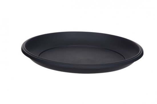 Whitefurze 48cm Milano Saucer - Gunmetal Grey