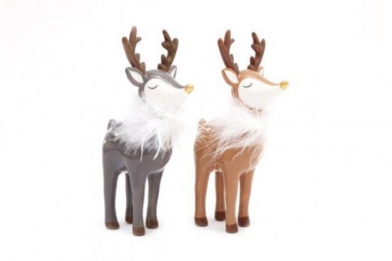 SiL Christmas Deer Ornament Small - Assorted