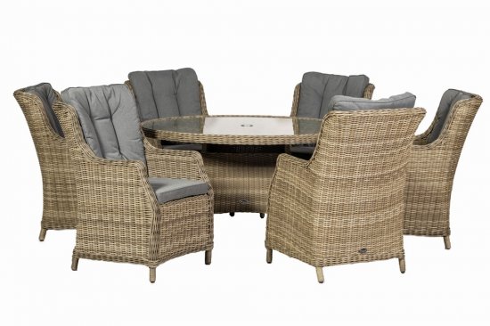 Wentworth 6 Seat Comfort Dining Set