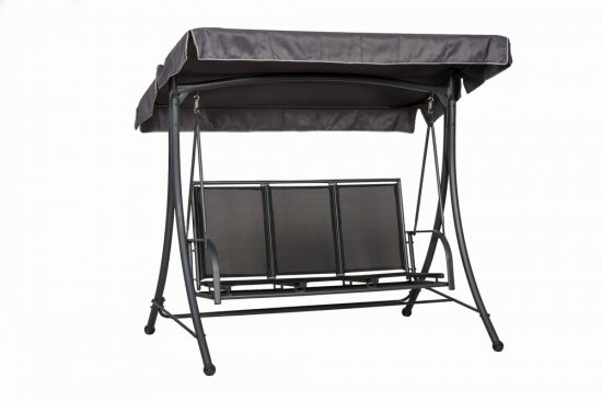 Sorrento Black 3 Seat Swing Hammock