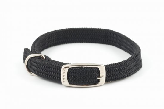 Ancol Black Softweave Collar - 30cm/12