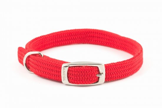Ancol Red Softweave Collar - Red