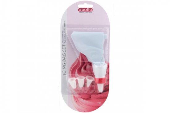 Apollo Icing Set Bag with 4 nozzles