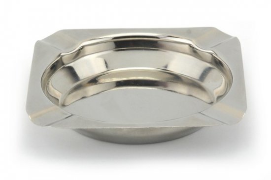 Apollo Square Stainless Steel Ashtray