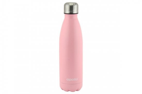 Apollo Housewares Stainless Steel Flask 500ml - Pink