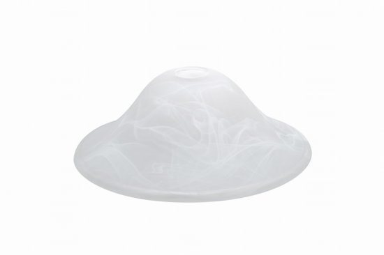 Oaks Lighting Alabaster Glass Uplighter Shade