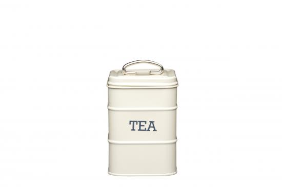 KitchenCraft Living Nostalgia Tea Tin Antique Cream