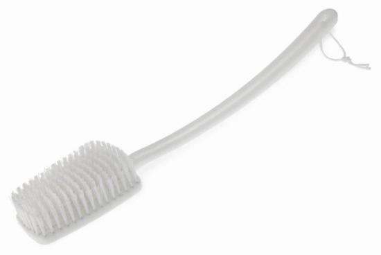 Long Handled Bath Brush White