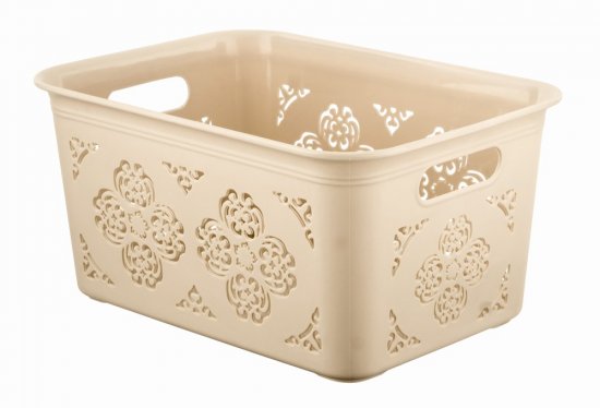 Home Plus Small Floral Storage Basket - 3lt