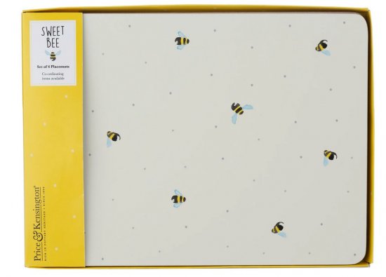 Price & Kensington Sweet Bee Placemats - Set of 4