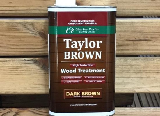 Charles Taylor 1L Taylor Brown Wood Preservative Oil