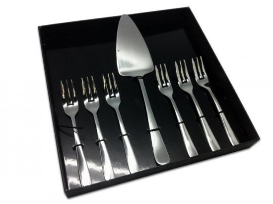 Grunwerg Cutlery Windsor Pattern 18/0 St.Stl 7pc Cake/Pie Set