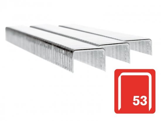 Rapid 53/6B 6mm Galvanised Staples Pack of 2500 Boxed