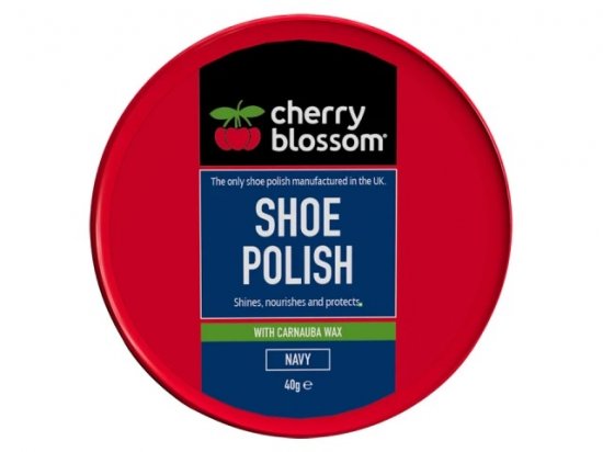 Cherry Blossom Navy Shoe Polish 40ml