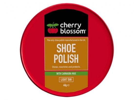 Cherry Blossom Shoe Polish 40g - Light Tan