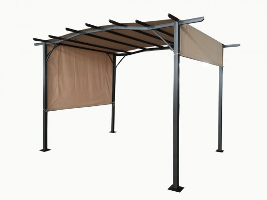 San Remo Pergola Gazebo 2.753.66m Mocha