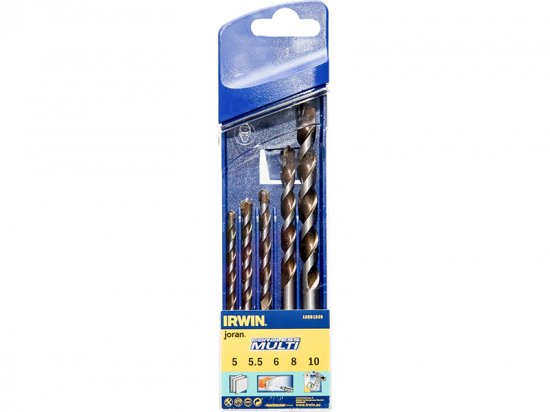 IRWIN Cordless Multi-Purpose Drill Bit Set 5 Piece 5-10mm