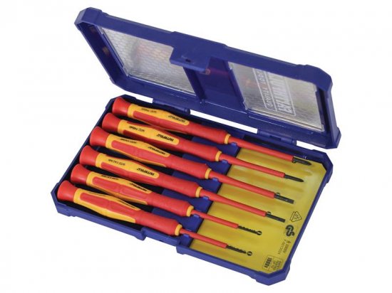 Faithfull Precision VDE Screwdriver Set 6 Piece