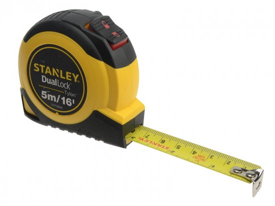 STANLEY DualLock Tylon Pocket Tape 5m/16ft (Width 19mm)