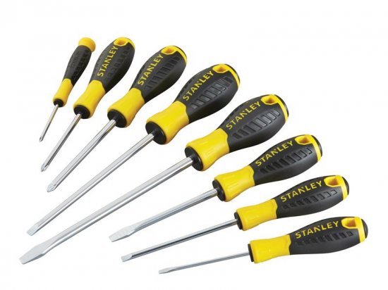 STANLEY 0-60-210 Essential Screwdriver Set 8 Piece