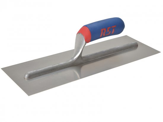 R.S.T. Plasterer's Finishing Trowel Stainless Steel Soft Touch Handle 11 x 4.1/2in