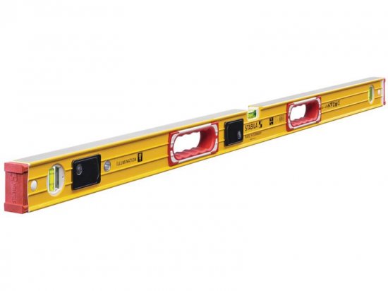 Stabila 196-2 LED Illuminated Spirit Level 3 Vial 17393 122cm