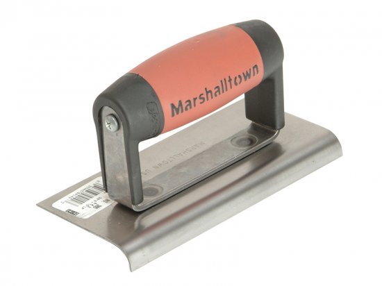Marshalltown M36D Cement Edger Straight End DuraSoft Handle 6 x 3in